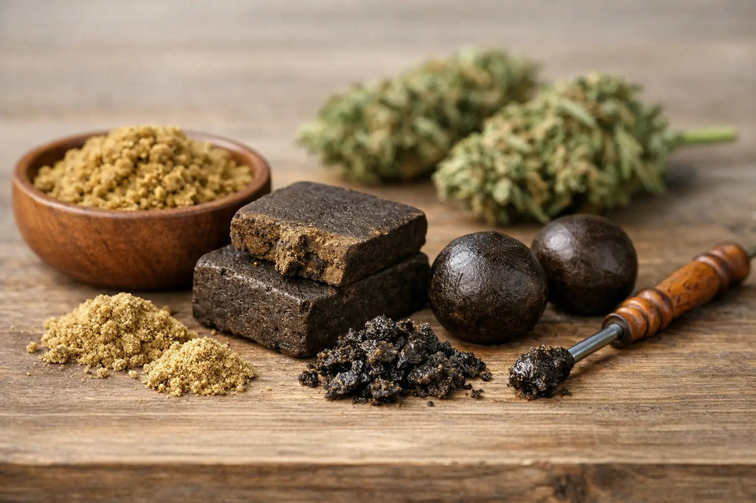 Guide résines CBD : pollen, charas, hash